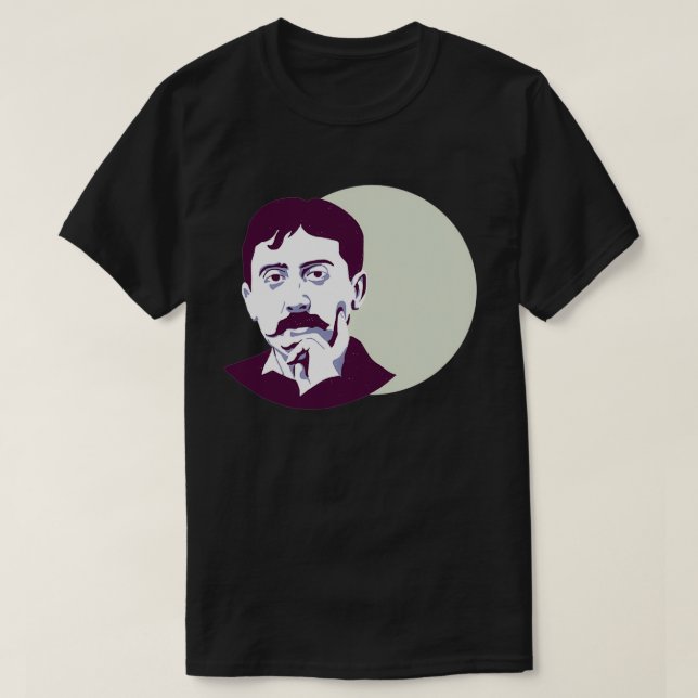 Camiseta Marcel Proust (Diseño del anverso)