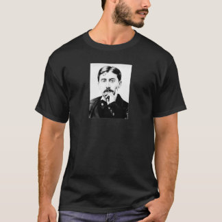 Camiseta Marcel Proust blanco y negro