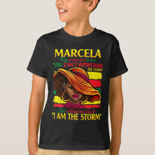 Camiseta Marcela Nombre Apellido Apellido Historia Negra Me