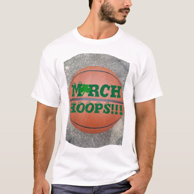 Camiseta March HOOPS Basketeball Shamrock Bouneyes Ojos (Anverso)