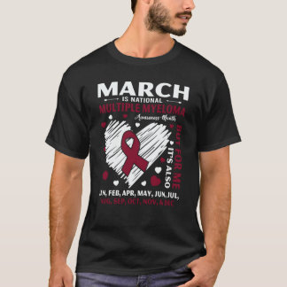 Camiseta March Is National Multiple Myeloma Awareness Month