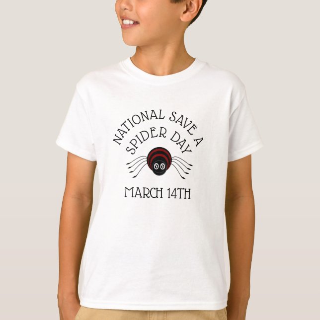 Camiseta Marcha 14a del Día Nacional de Salvar a la Araña (Anverso)