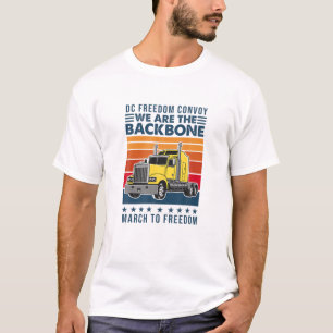 Camiseta Marcha A La Libertad Convoy DC 2022 Camioneros Y C