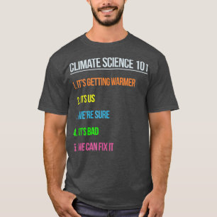 Camiseta Marcha de la Ciencia Día de la Tierra Cambio Climá