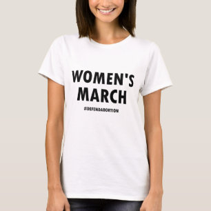 Camiseta Marcha de las mujeres defiende los derechos reprod