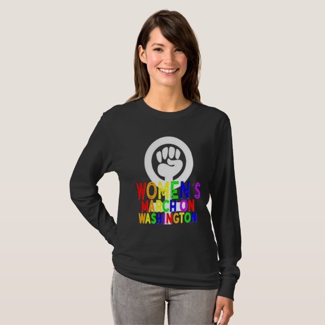 Camiseta Marcha de las mujeres en Washington (Anverso completo)