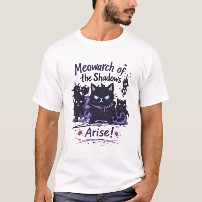 Camiseta Marcha de las Sombras – Levántate Ejército de Gato (Anverso)