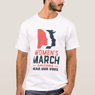 Camiseta Marcha de Mujeres Arizona escucha nuestra voz
