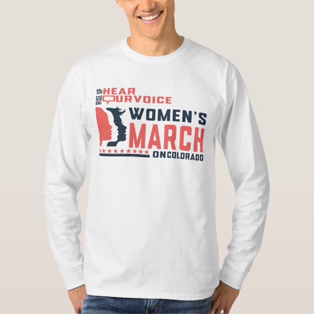 Camiseta Marcha de mujeres empoderadas y únete en colorado (Anverso)