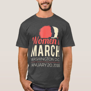 Camiseta Marcha de mujeres en Washington DC 20 de enero de 