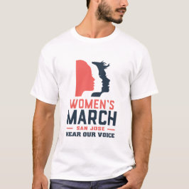 Camiseta Marcha de Mujeres San José escucha nuestra voz