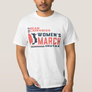 Camiseta Marcha de mujeres Utah levantarse escuchan nuestra