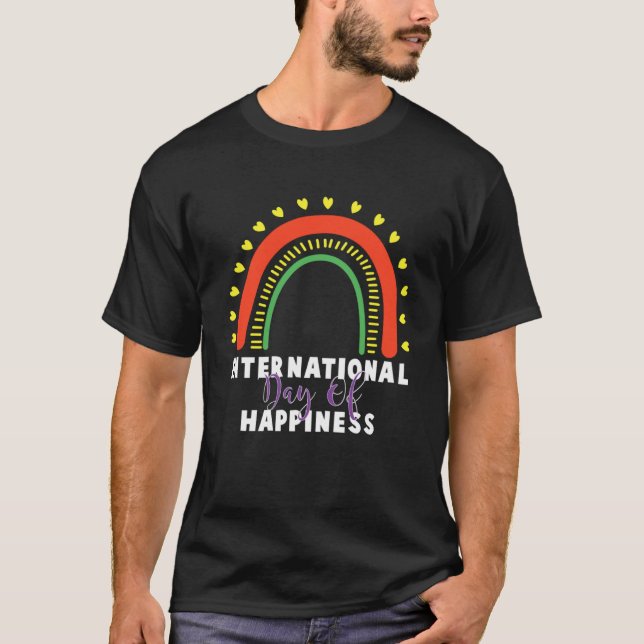 Camiseta Marcha del Día Internacional de la Felicidad 20 Pu (Anverso)