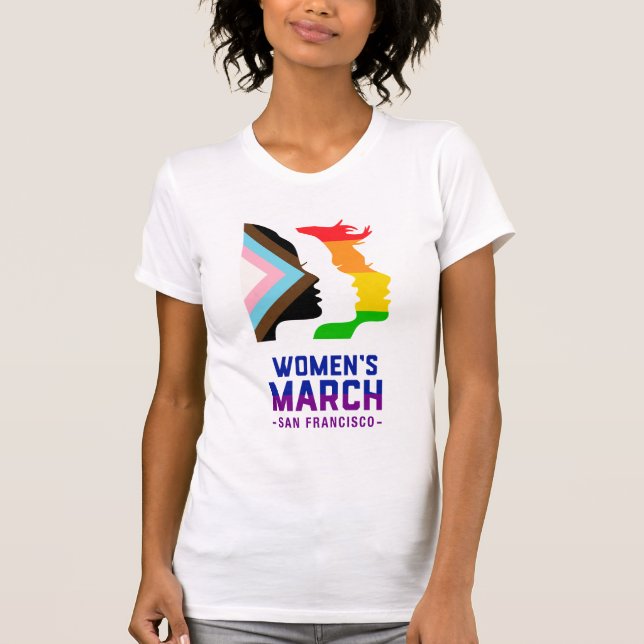 Camiseta Marcha del Orgullo Femenino San Francisco (Anverso)