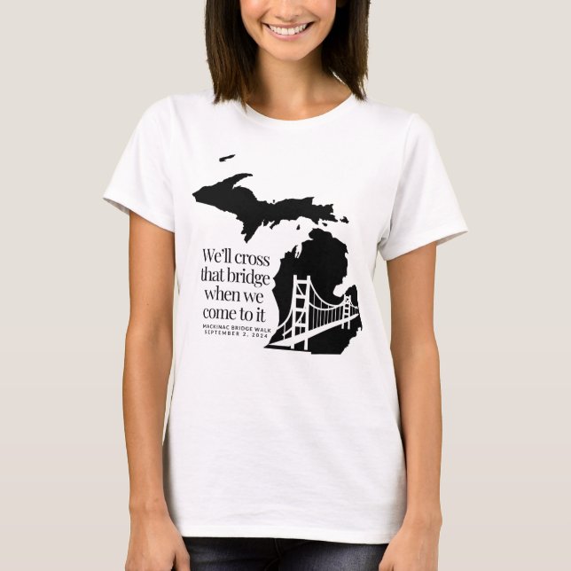 Camiseta Marcha del Puente Mackinac 9/2/2024 (Anverso)