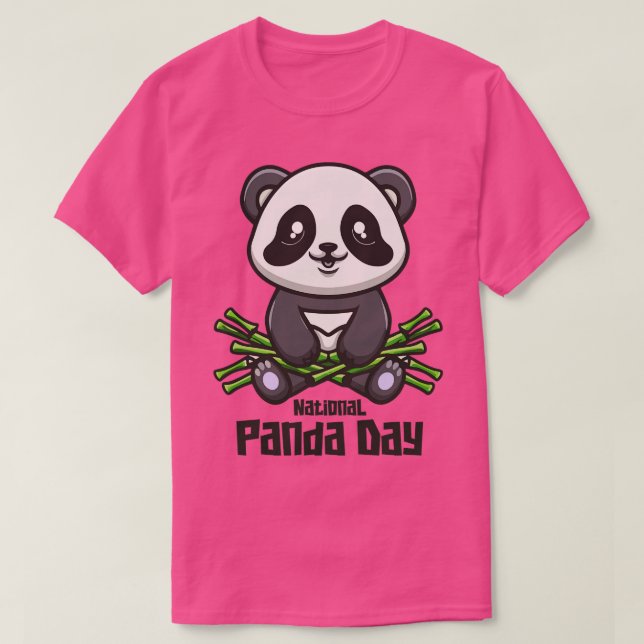 Camiseta Marcha por el Día Nacional del Panda (Diseño del anverso)