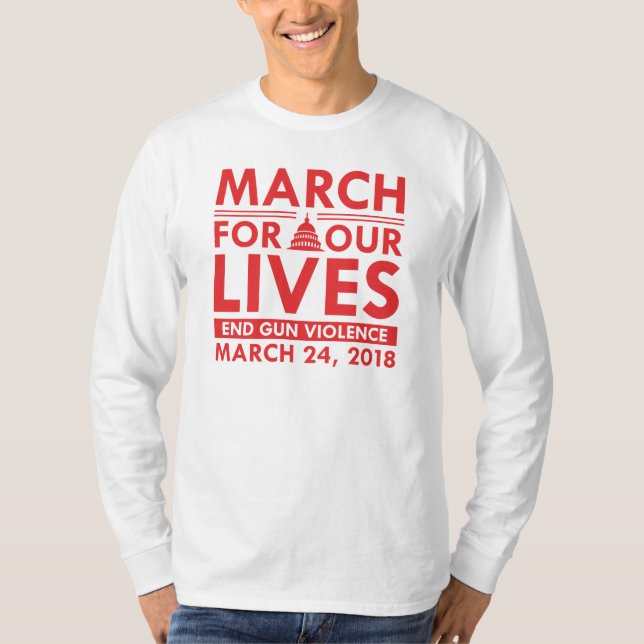 Camiseta Marcha por nuestras vidas (Anverso)