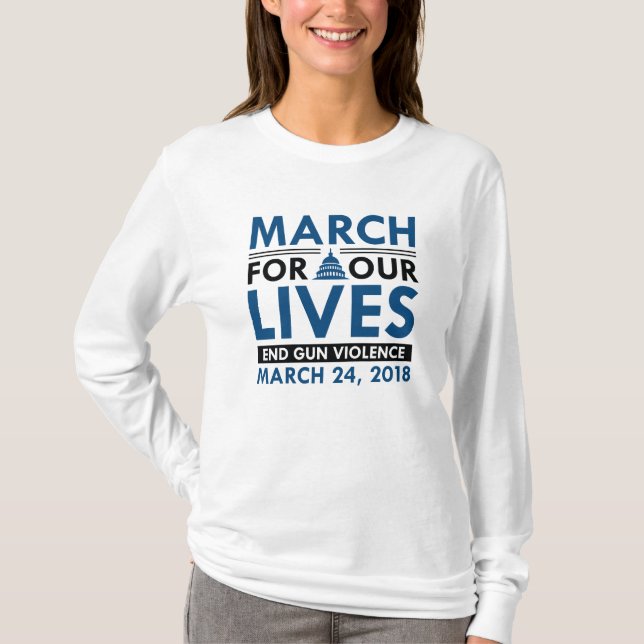 Camiseta Marcha por nuestras vidas (Anverso)