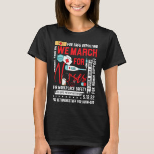 Camiseta Marchamos por enfermeras Marcha del millón de enfe