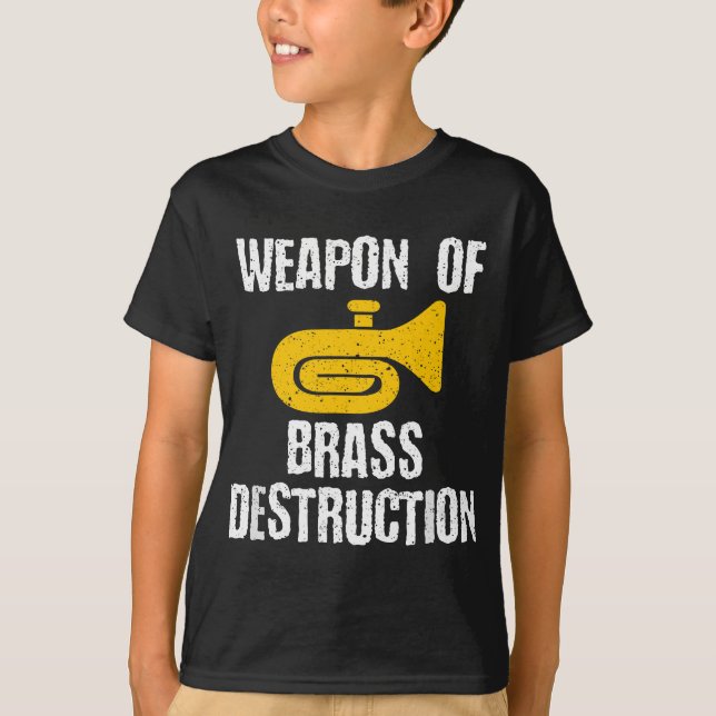Camiseta Marchando por la destrucción de la banda de Brass  (Anverso)