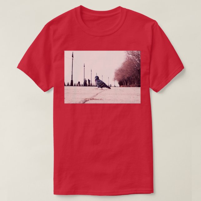 Camiseta Marching Pigeon (Diseño del anverso)