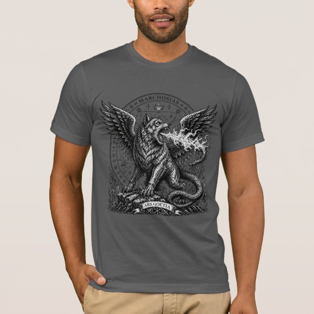 Camiseta Marchosias Cola de Serpiente, Furia Arrolladora (Anverso)