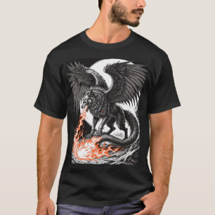 Camiseta Marchosias Fuego Ascendente, Colmillo y Vuelo