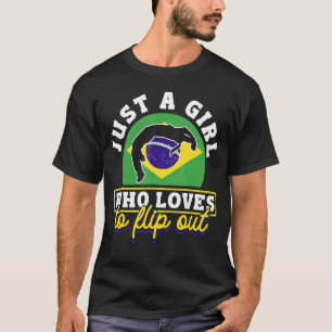 Camiseta Marcial de danza de la capoeira brasileña sólo un 