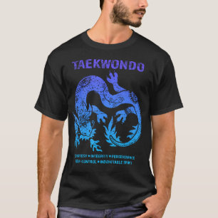 Camiseta Marcial del Dragón Taekwondo Tkd Tae Kwon