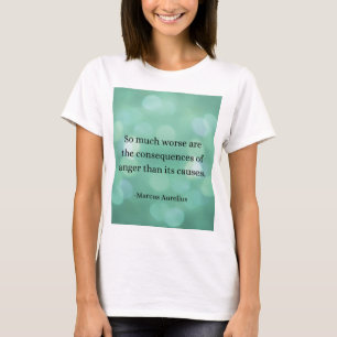 Camiseta Marco Aurelio: Conquistar la ira y encontrar la pa