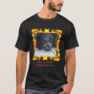 Camiseta Marco colorido Crea tu propia foto Mascota