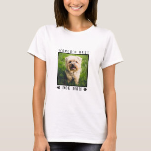 Camiseta Marco de Foto de Mascota con Huellas de Pata de la
