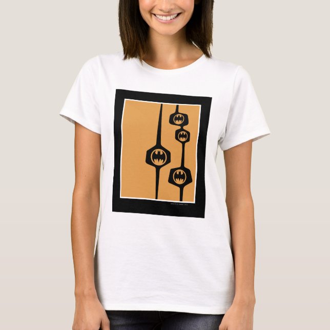 Camiseta Marco de Naranja negro de Batman (Anverso)