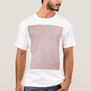 Camiseta Marco decorativo dorado Subió, elegante.