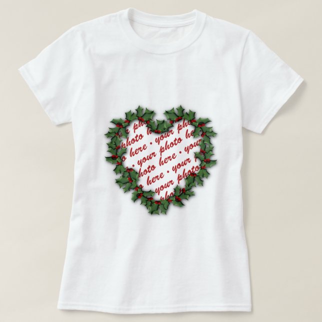 Camiseta Marco fotográfico de la corona coronaria (Diseño del anverso)