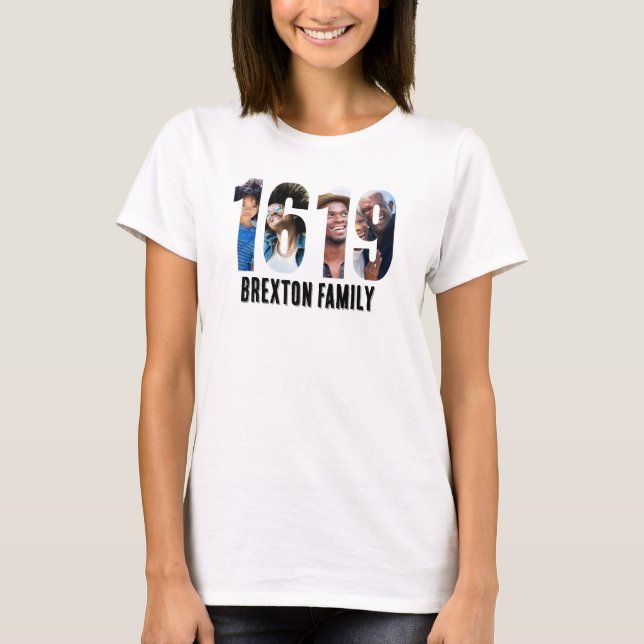 Camiseta Marco fotográfico personalizado de Black History M (Anverso)