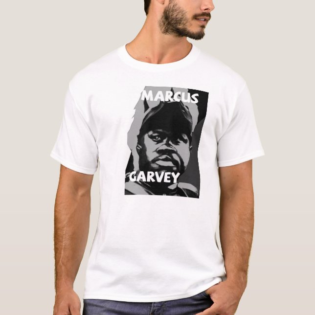 Camiseta Marco Garvey (Black&White) (Anverso)