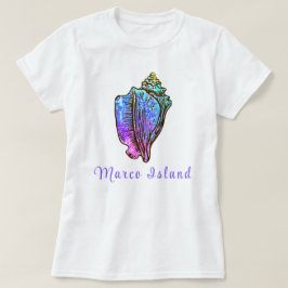 Camiseta Marco Island Florida Bonito Conch Sea Shell
