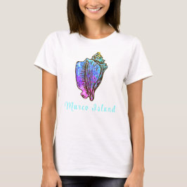 Camiseta Marco Island Florida Bonito Conch Shell