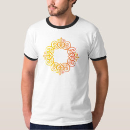 Camiseta Marco Ornamental Antiguo Borde Decorativo Elegante