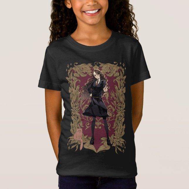 Camiseta Marco Ornate Anime Hermione Granger (Anverso)