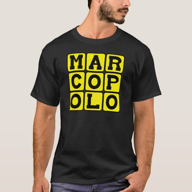 Camiseta Marco Polo, explorador italiano (Anverso)