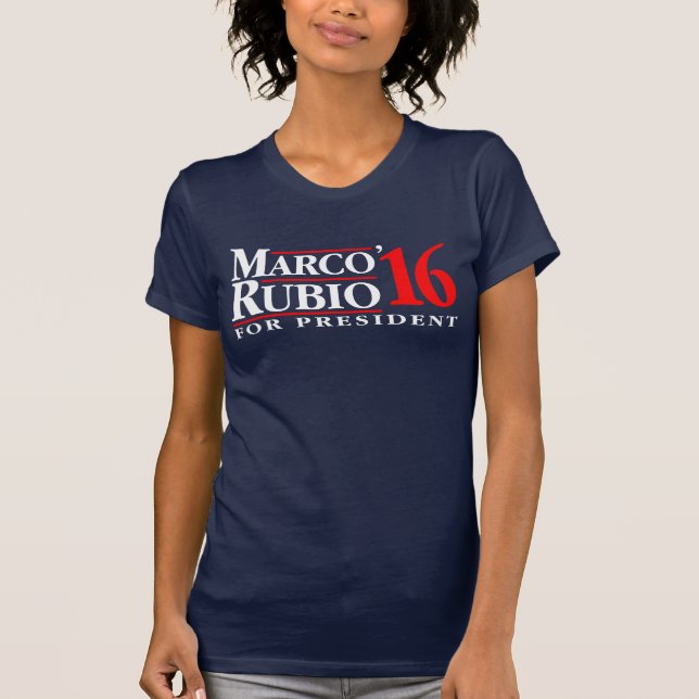 Camiseta Marco Rubio para el presidente (Anverso)