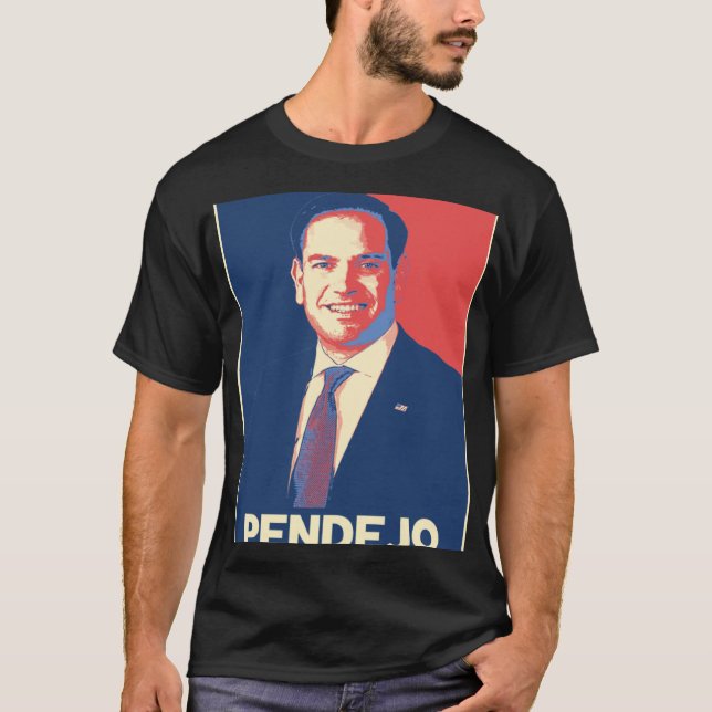 Camiseta Marco Rubio Pendejo Absentee No Funciona (Anverso)