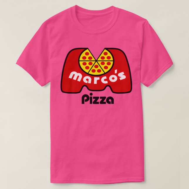 Camiseta Marcos Pizza Resto  (Diseño del anverso)