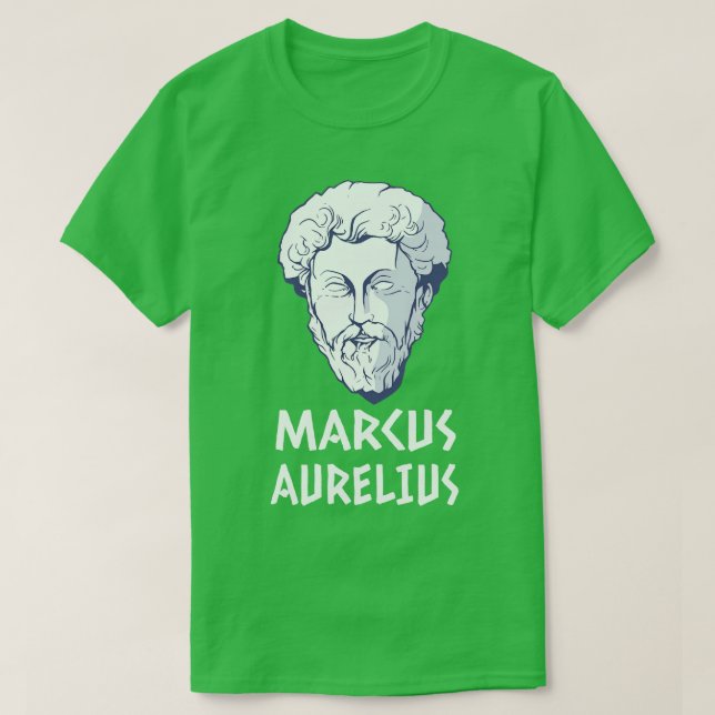 Camiseta Marcus Aurelio Marcus Emperador romano Filósofo (Diseño del anverso)