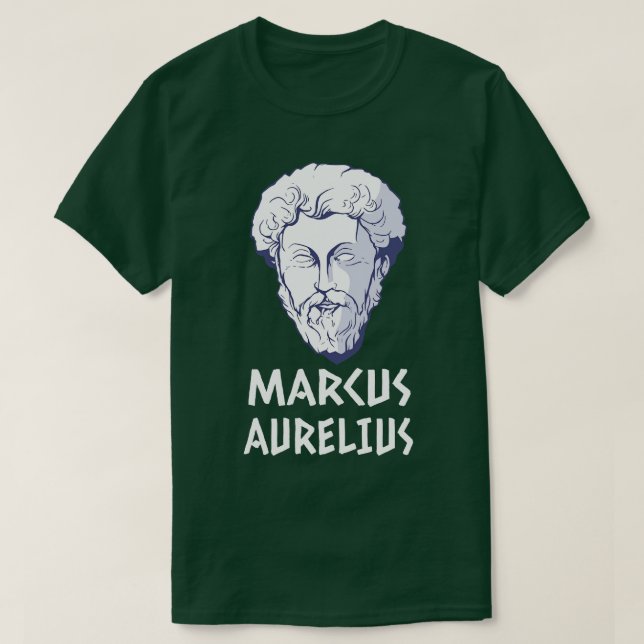 Camiseta Marcus Aurelio Marcus Emperador romano Filósofo (Diseño del anverso)