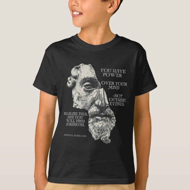 Camiseta Marcus Aurelius Filosofía Stoic Filósofo romano (Anverso)