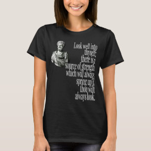 CAMISETA MARCUS AURELIUS FUENTE DE FUERZA EN SÍ MISMO