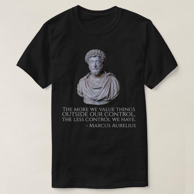 Camiseta Marcus Aurelius  Motivational Stoicism Philosophy  (Diseño del anverso)